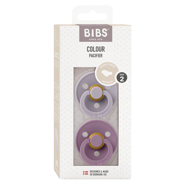 CHUPETE BIBS ANATOMICO FOSSIL GREY/MAUVE TALLA 2