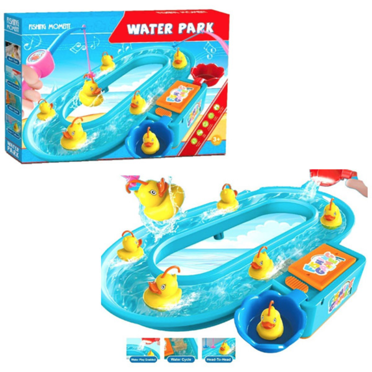 Juego de Patitos en parque Acuático
