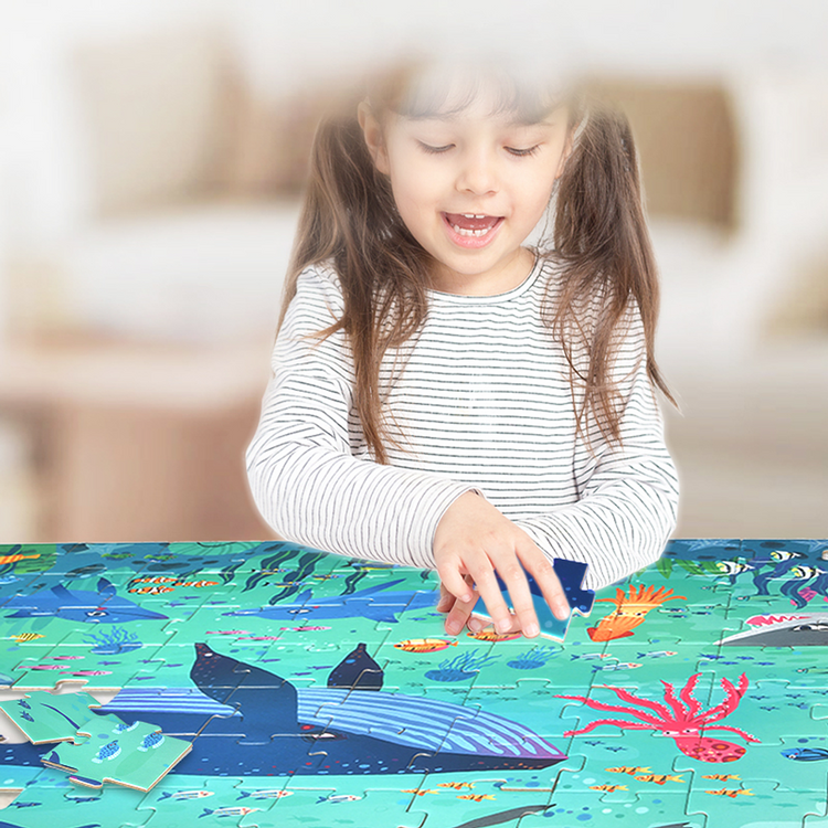 Puzzle en una Maleta el Maravilloso Océano