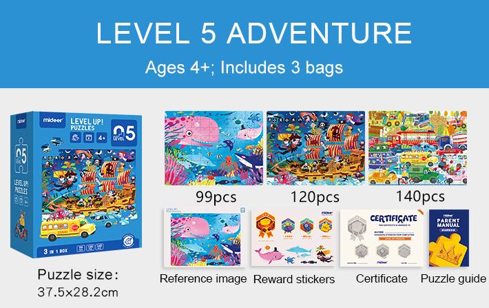 Puzzle 3 en 1 Aventuras Nivel 05