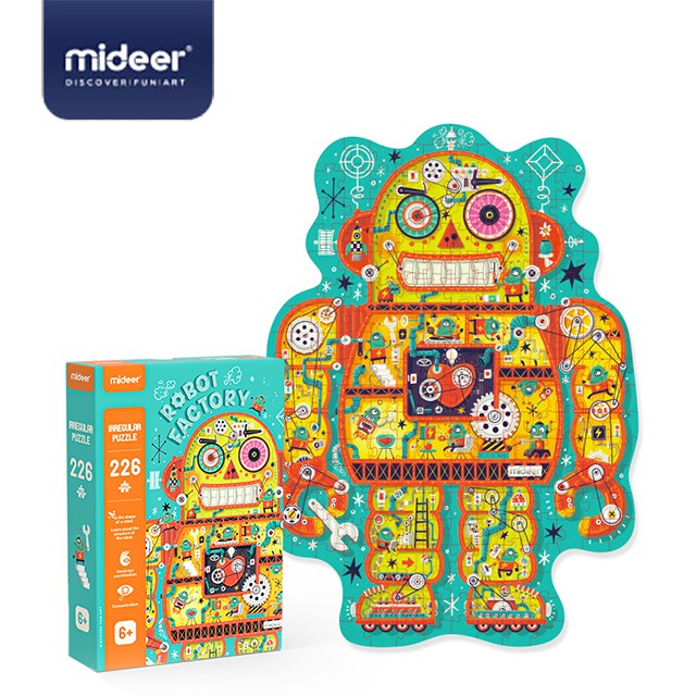 Puzzle Irregular Fabrica de Robot
