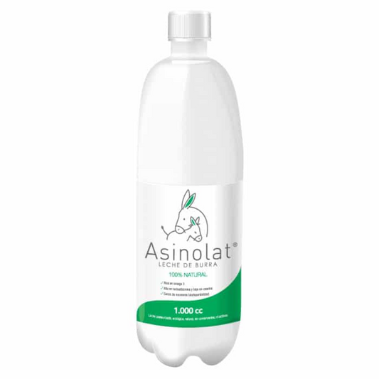 Leche de Burra Liquida 1000cc Asinolat Pasteurizada y Congelada.