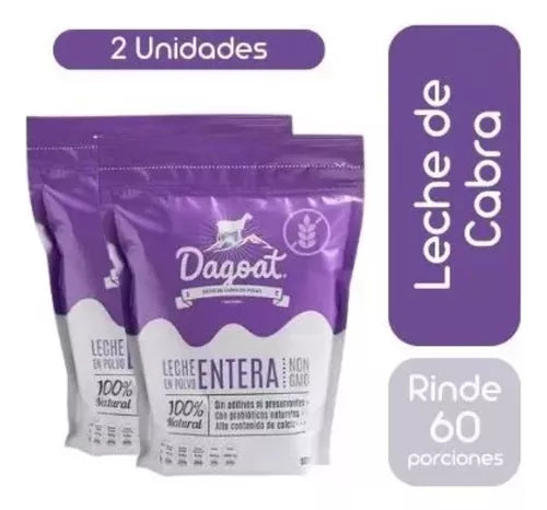 LECHE DE CABRA DAGOAT - 2 BOLSAS DE 900GRS