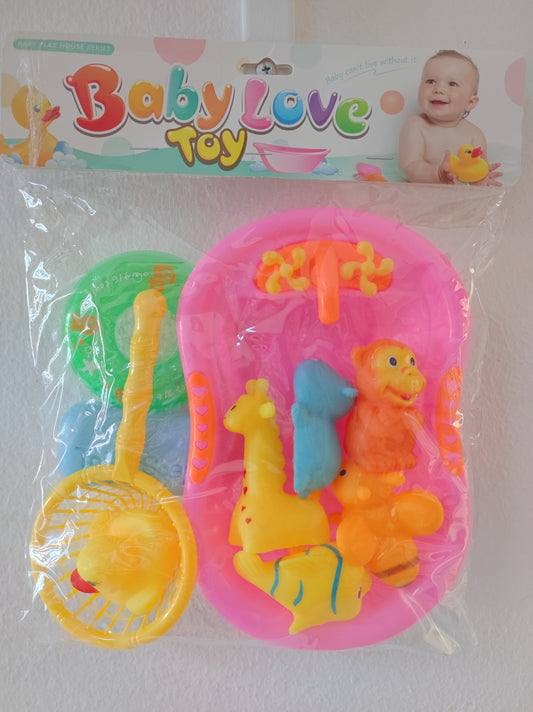 Set Animalitos de Tina con Bañera