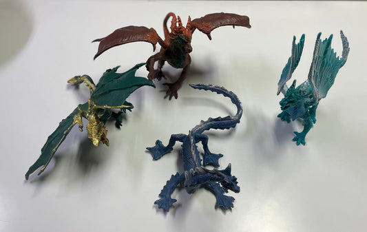 Set de 4 Dragones