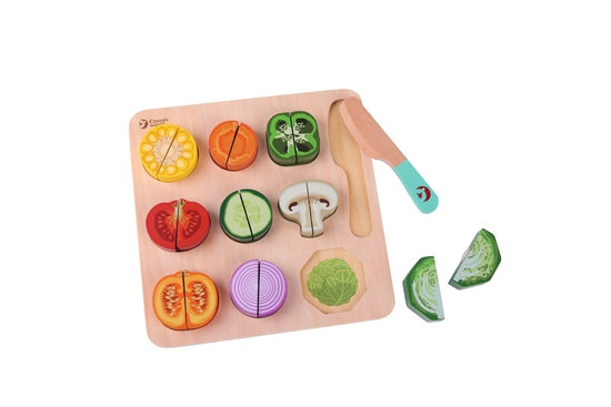 Encaje verduras para cortar 