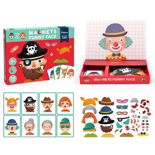 Magnéticos Caras Divertidas