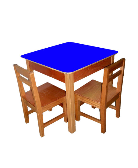 Mesa Kinder 70x70 Azul