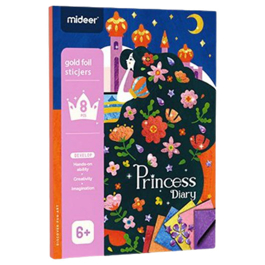 Stickers Laminas de Oro Princesa